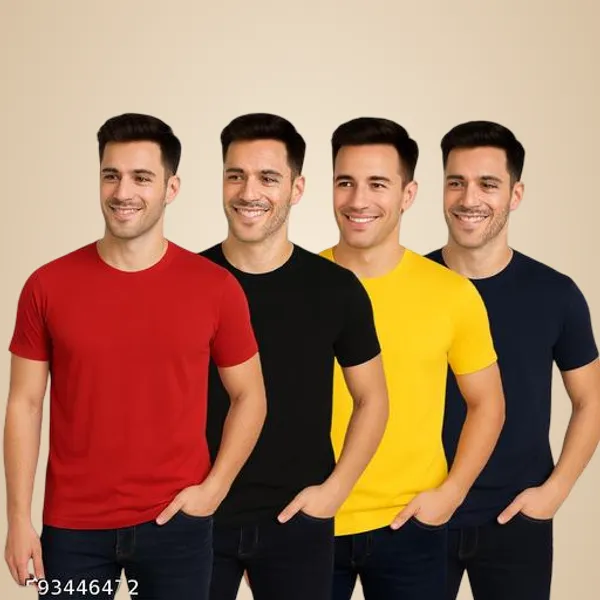 Pack_of_4_Multicolor_Round_Neck_Cotton_T-Shirt_Combo_