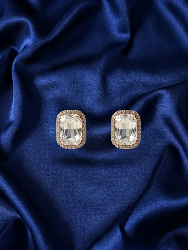 Silver_and_Gold_Radiant_Halo_Studs_Earring_For_Women