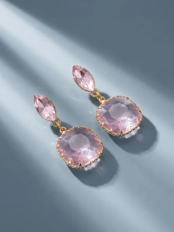 Rose_Pink_Blush_Radiance_Drop_Earrings_For_Women