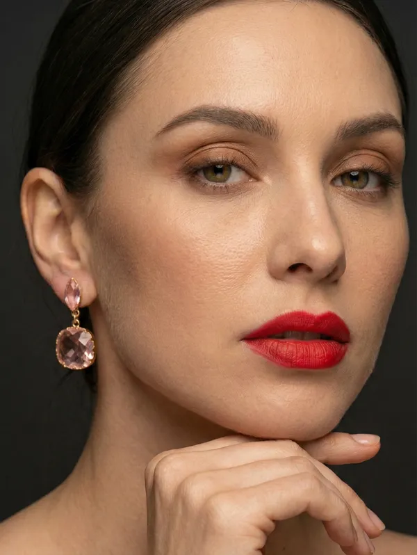 Rose_Pink_Blush_Radiance_Drop_Earrings_For_Women