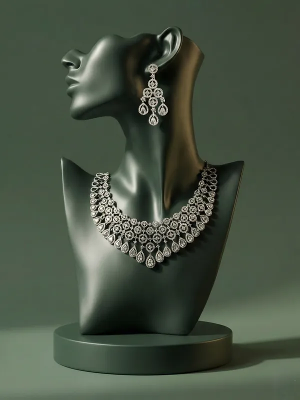 Silver_Ad_Metal_Royal_Ad_Bridal_Necklace_Set