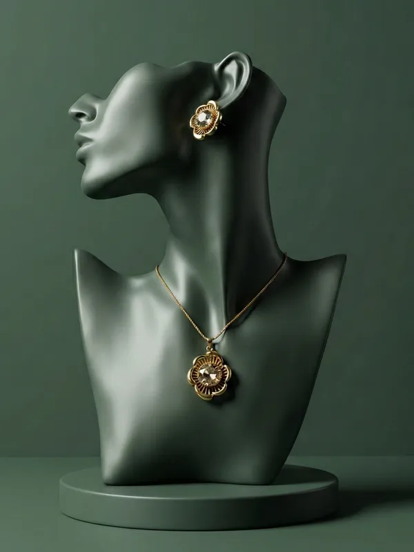 Golden_Ad_Metal_Clover_Pendant_Set