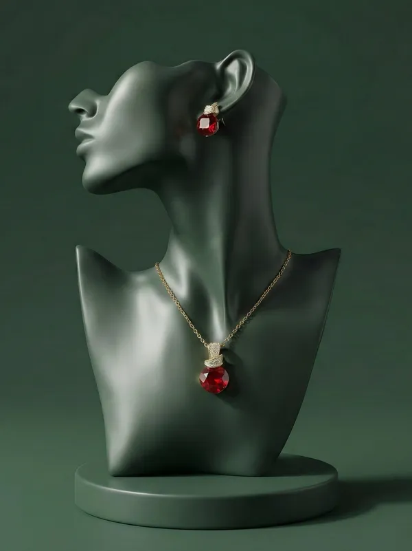 Red_Ad_Metal_Dainty_Rose_Pendant_Necklace