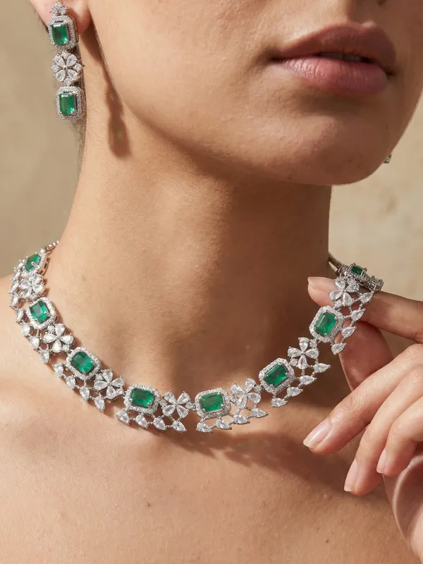 Green_Crystal_Ad_Metal_Emerald_Elegance_Bridal_Necklace_Set