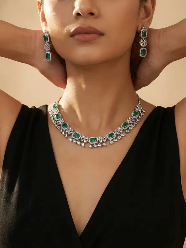 Green_Crystal_Ad_Metal_Emerald_Elegance_Bridal_Necklace_Set
