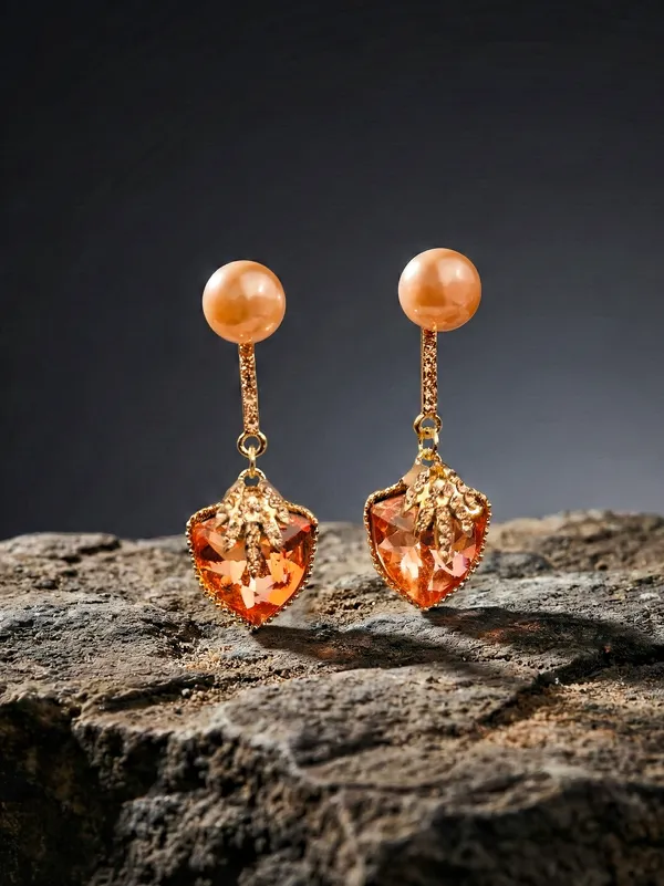 Amber_Heart_Drop_Earrings_For_Women