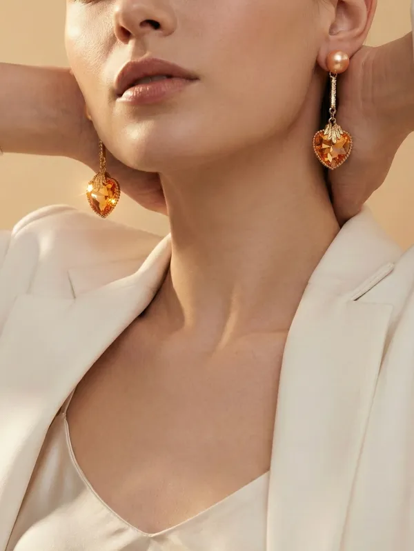 Amber_Heart_Drop_Earrings_For_Women
