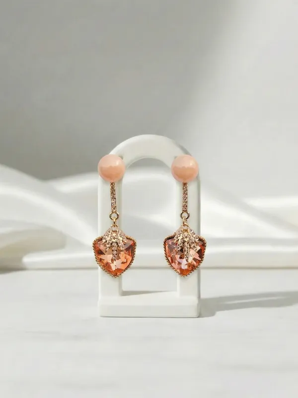 Amber_Heart_Drop_Earrings_For_Women
