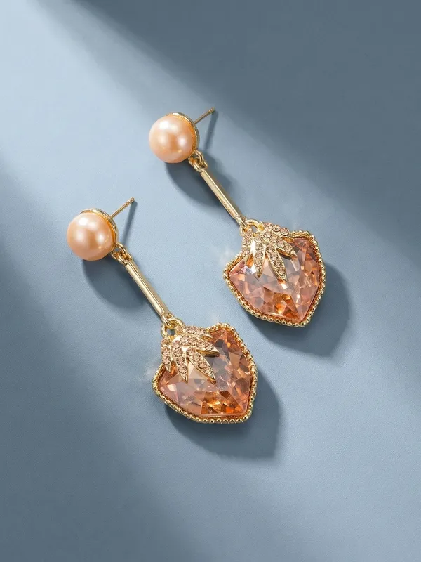 Amber_Heart_Drop_Earrings_For_Women