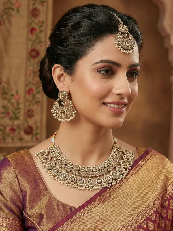 Golden_Polki_Alloy_Royal_Polki_Bridal_Necklace_Set