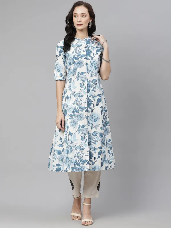 Floral_Print_Cotton_Kurta_For_Women