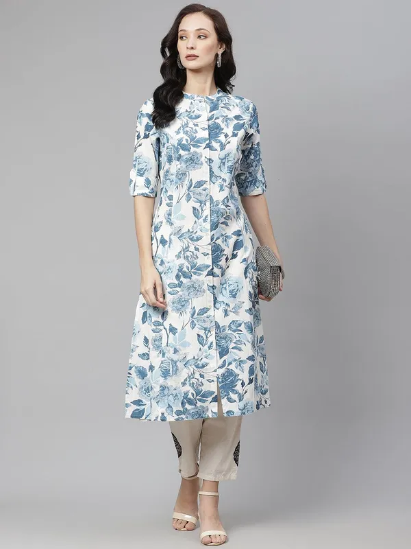 Floral_Print_Cotton_Kurta_For_Women