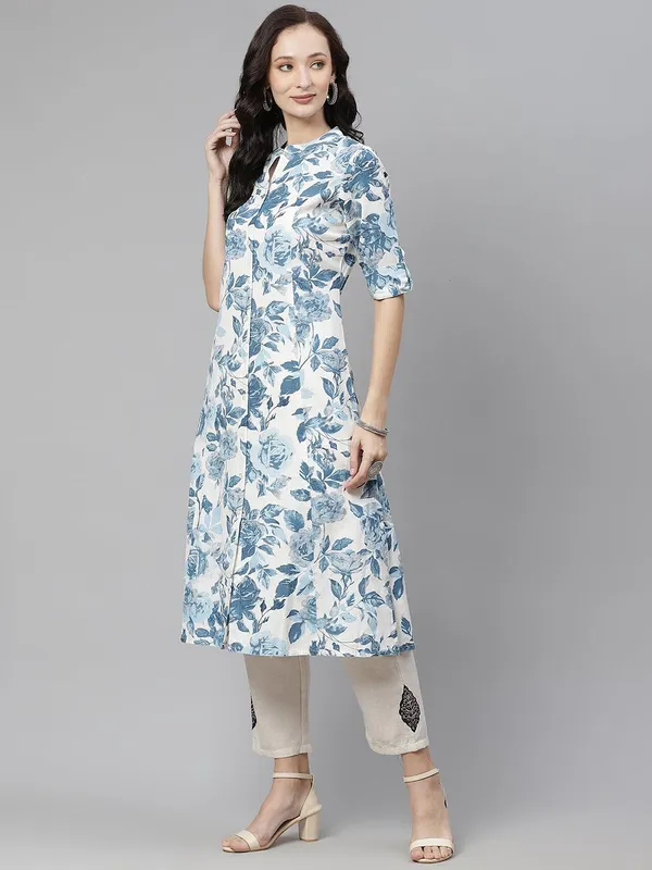 Floral_Print_Cotton_Kurta_For_Women