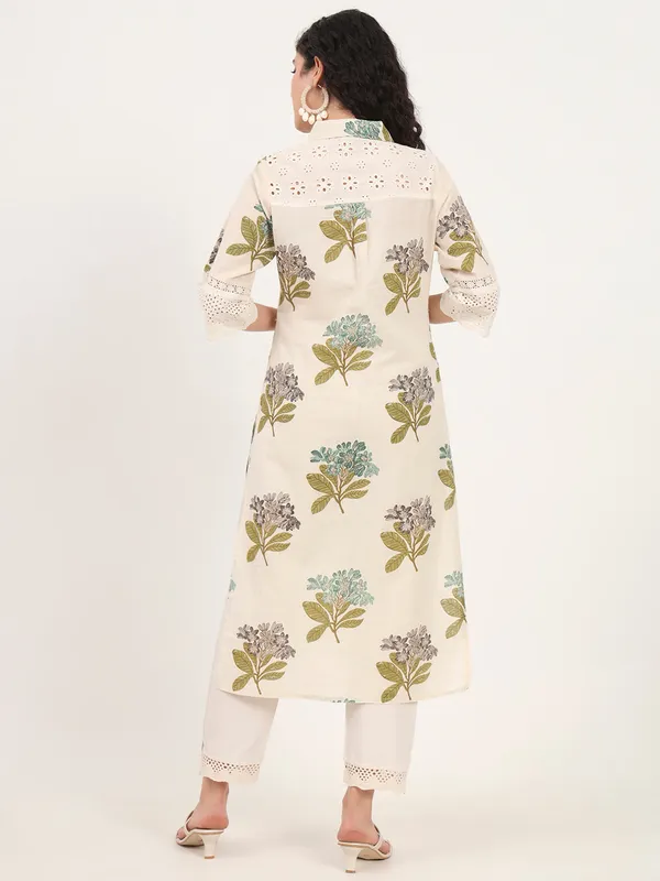 Green_Floral_Printed_Cotton_Kurta_For_Women