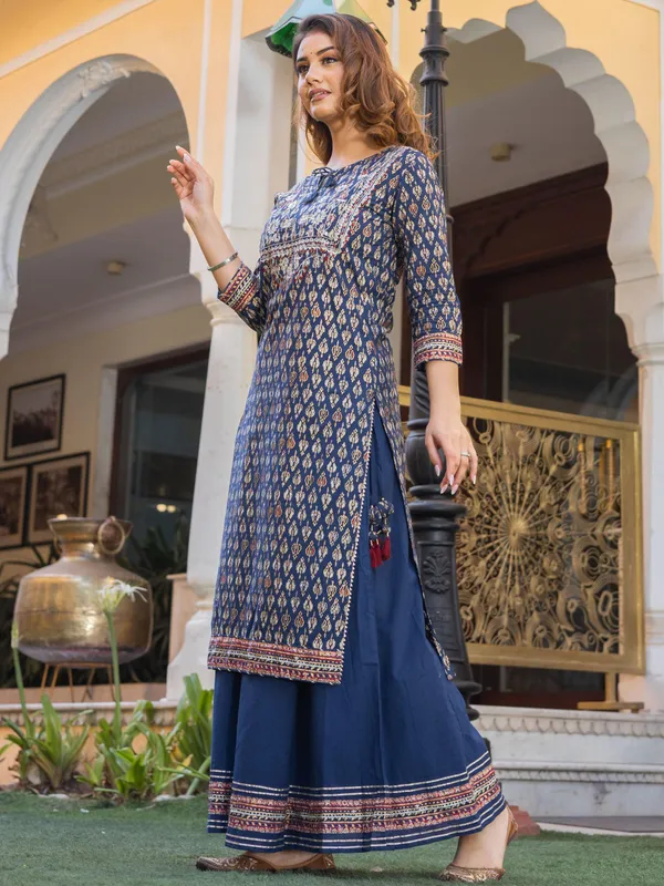 Navy_Blue_Cotton_Gota_Patti_Palazzo_Set_For_Women