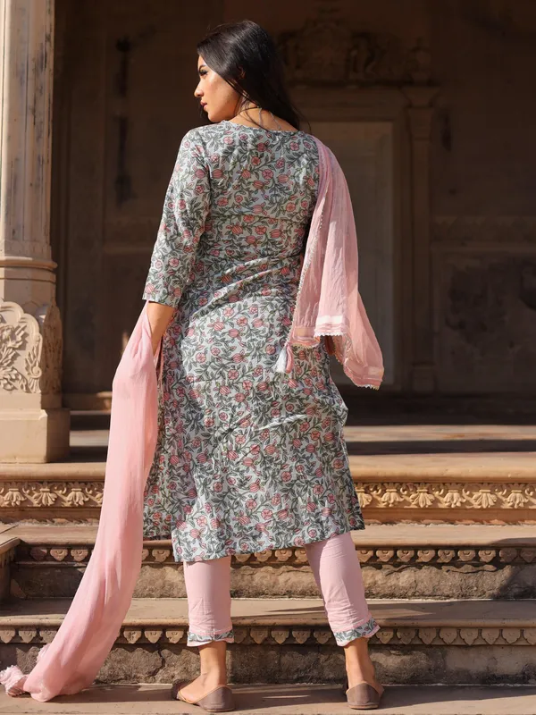 Pastel_Blue_Floral_Straight_Cotton_Kurta_Pant_Set_With_Dupatta_For_Women