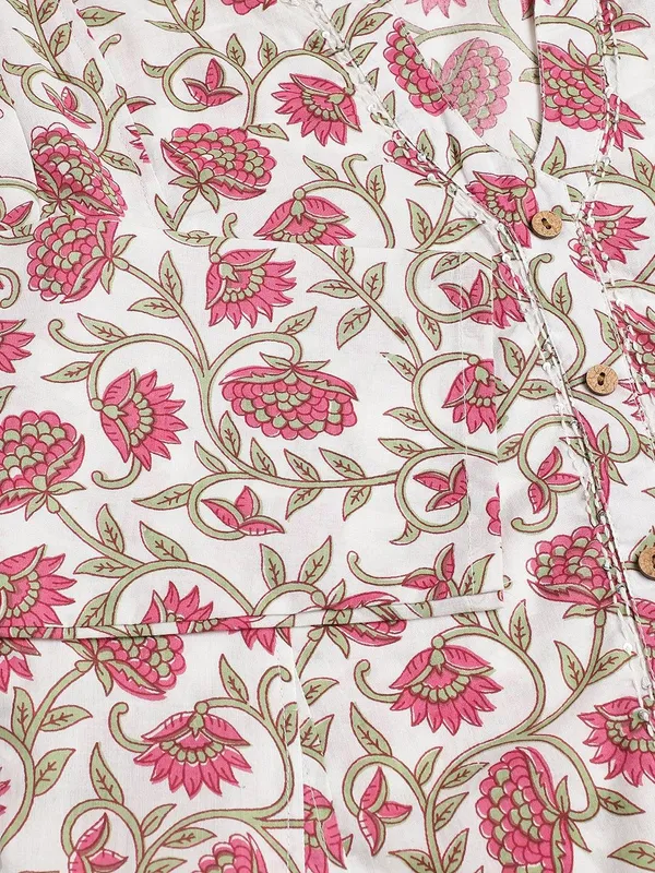 White_Floral_Printed_Anarkali_Kurta_Palazzo_Set_For_Women