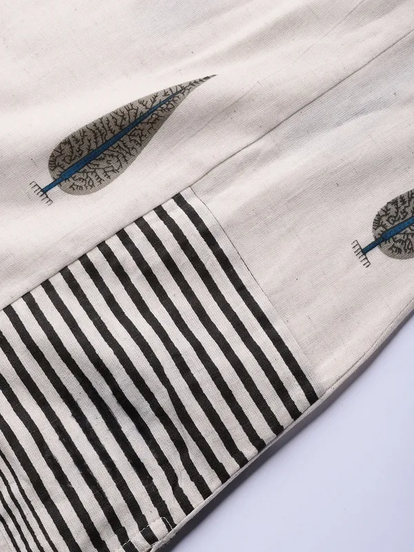 Off_White_Regular_A-Line_Calf_Long_Kurta_For_Women