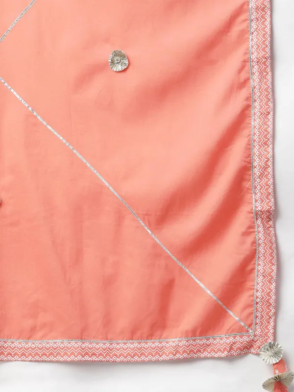 Plus_Size_Pink_Printed_Crop_Top,_Lehenga_With_Dupatta_Set_For_Women