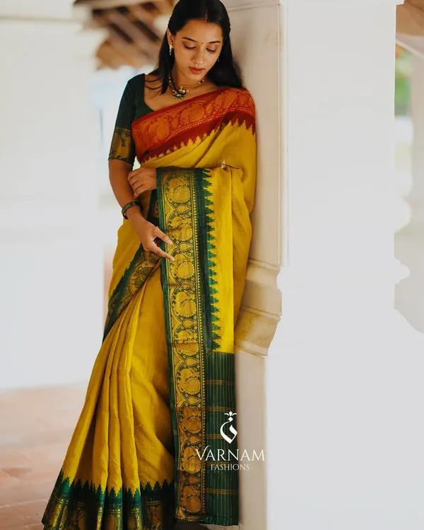 Premium_Yellow_Soft_Silk_Saree_with_Rich_Pallu_and_All-Over_Jacquard_Work