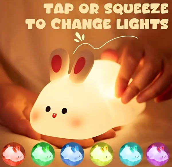 Multicolor_Silicon_Sleeping_Rabbit_For_Kids