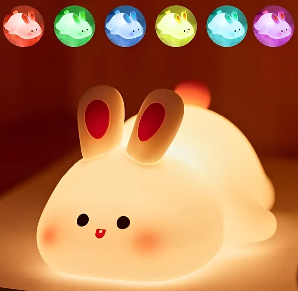 Multicolor_Silicon_Sleeping_Rabbit_For_Kids