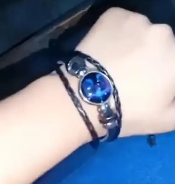 Blue_Stone_And_Cotton_Zodiac_Sign_Bracelet_For_Unisex