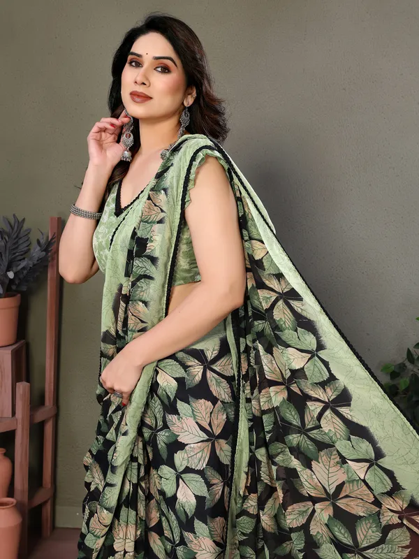 Multicolour_Smooth_Chiffon_Saree_For_Women