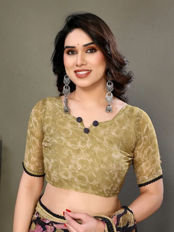 Multicolour_Smooth_Chiffon_Saree_For_Women
