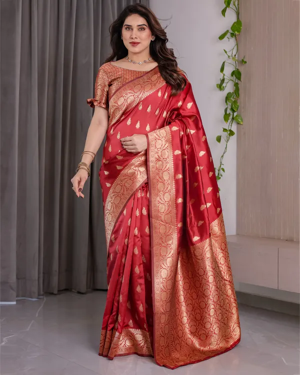 RED_BANARASI_SILK_SAREES