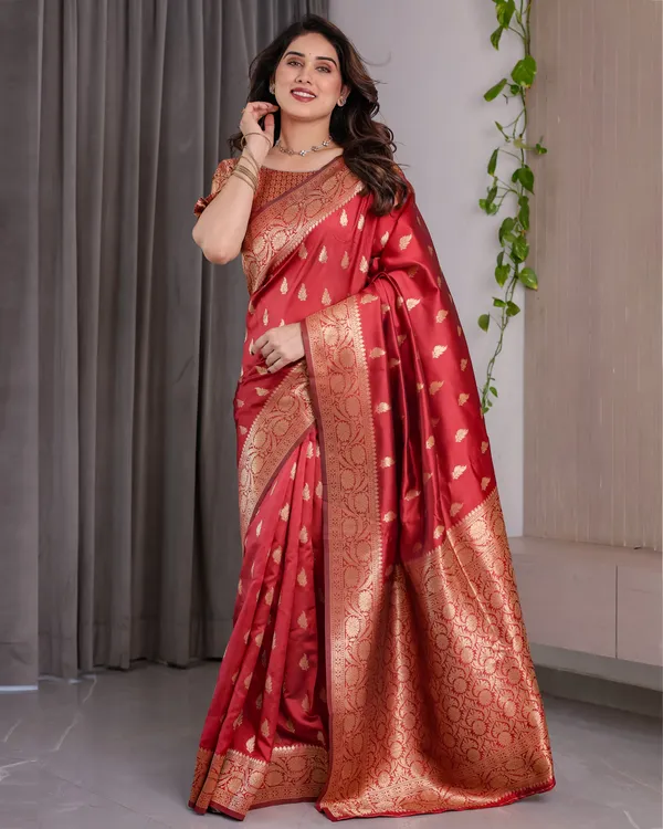 RED_BANARASI_SILK_SAREES
