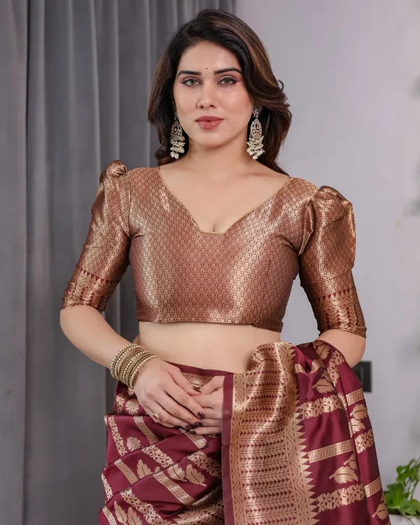 MAROON_Traditional_Woven_Zari_Saree