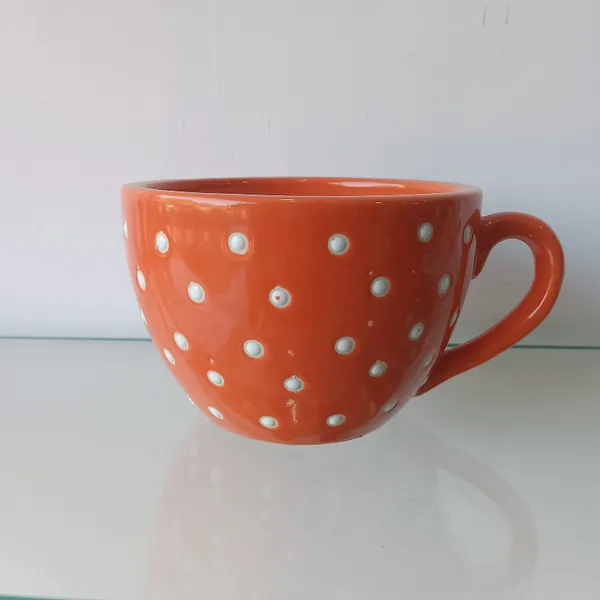 Cup_Planter_Orange_Ceramic