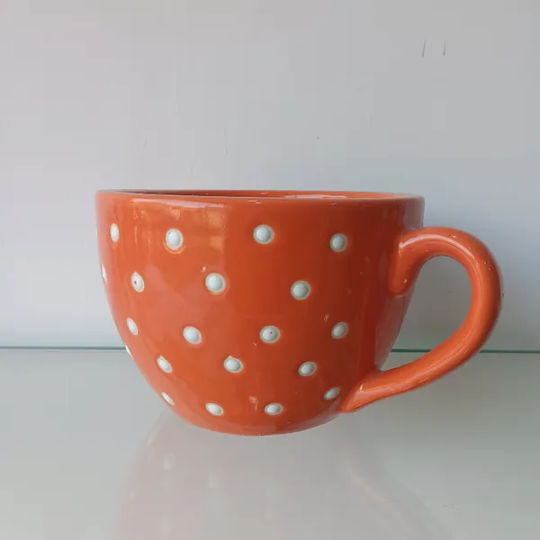 Cup_Planter_Orange_Ceramic