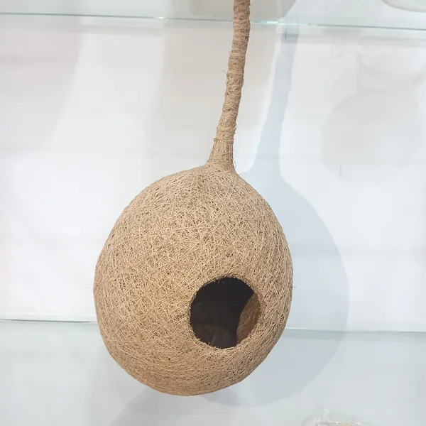 Cocofiber_Bird_House_Round_Decoratives