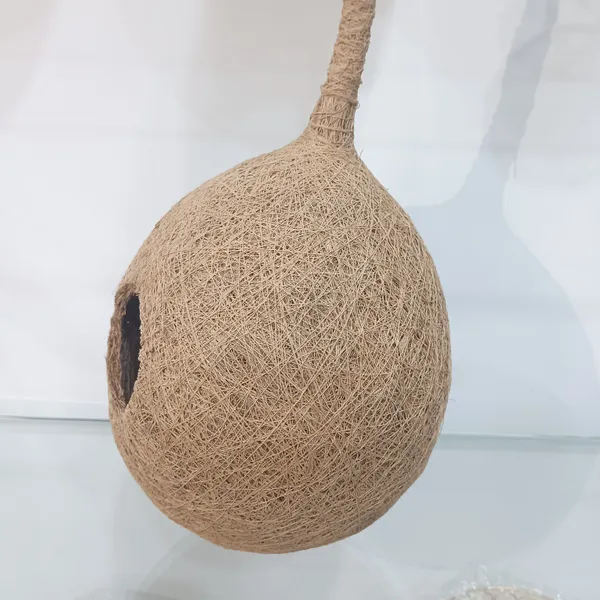 Cocofiber_Bird_House_Round_Decoratives