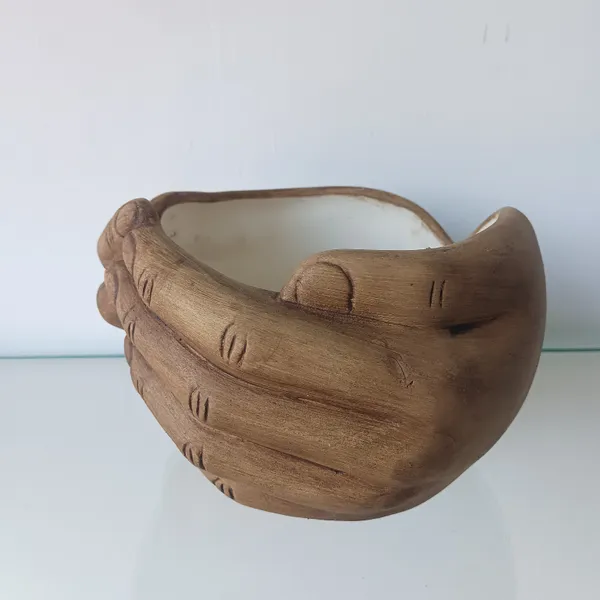 Brown_Ceramic_Caring_Hands_Planter