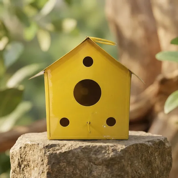 Metal_Bird_House_Yellow