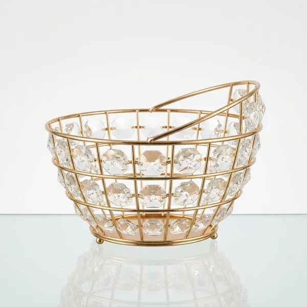 Gold_Metal_Crystal_Basket_Decoratives
