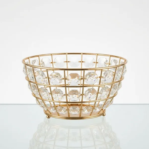Gold_Metal_Crystal_Basket_Decoratives