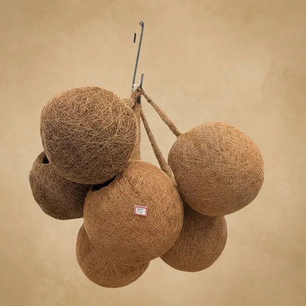 Cocofiber_Bird_House_Round_Decoratives