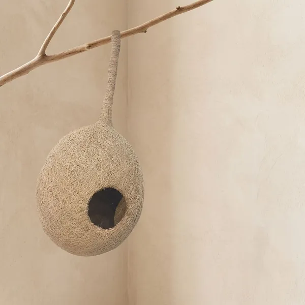 Cocofiber_Bird_House_Round_Decoratives