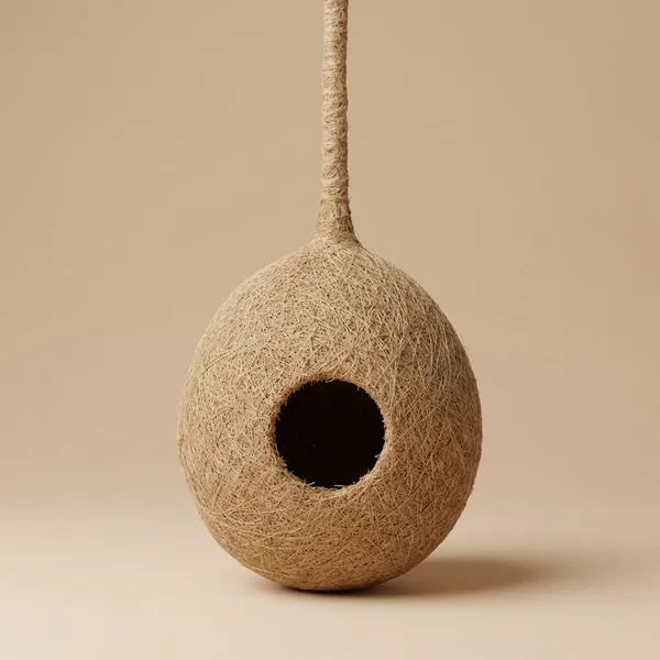 Cocofiber_Bird_House_Round_Decoratives