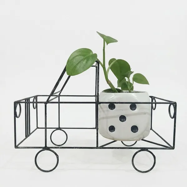 Green_Pothos_In_Ludoo_Planter_And_Truck__metal_Frame