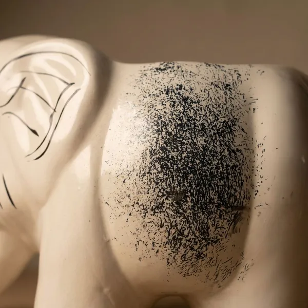 White_Ceramic_Gajraj_Pot_Large