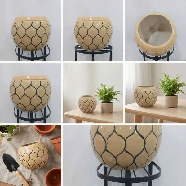 Football__Ceramic_Planter