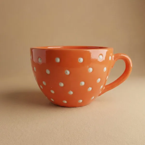 Cup_Planter_Orange_Ceramic