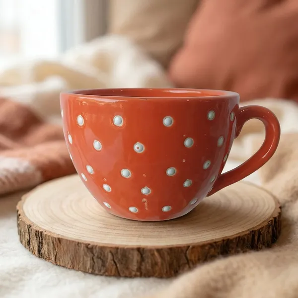 Cup_Planter_Orange_Ceramic