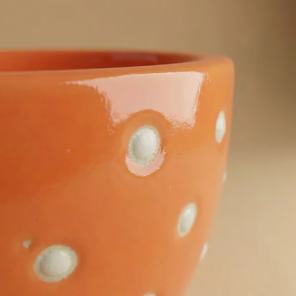 Cup_Planter_Orange_Ceramic
