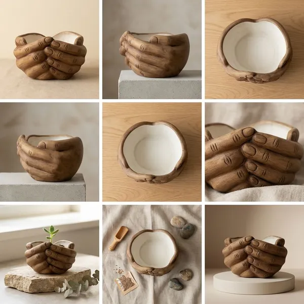 Brown_Ceramic_Caring_Hands_Planter